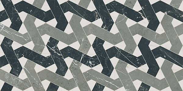 Гранит керамический 0014411 SENSI FANTASY ZIGZAG LUX3D RET. 60х120x0,85 см   