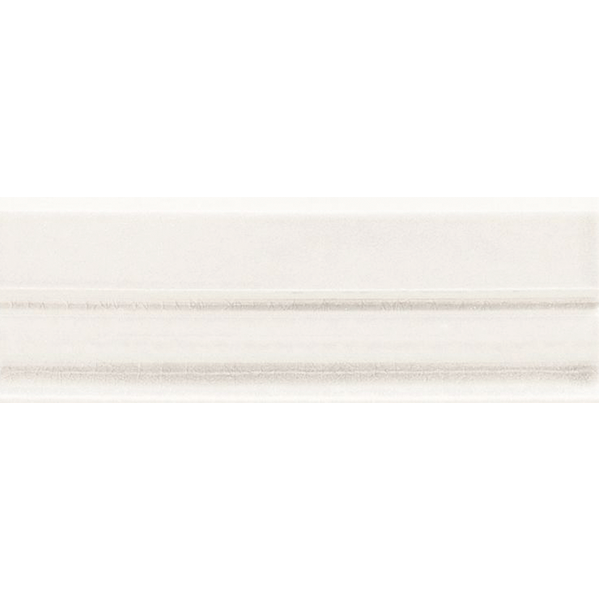 Бордюр керамический FIE1 EPOQUE FINALE Bianco MATT. 6,5x20 см