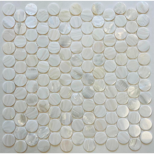 Мозаика из натурального перламутра глянцевая PIX752 (чип 2,5 см) 28,5х29,5x0,2 см НОВИНКА