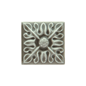 Вставка керамическая настенная TACO RELIEVE FLOR Nº2 EUCALYPTUS 3х3 см Вставка керамическая настенная TACO RELIEVE FLOR Nº2 EUCALYPTUS 3х3 см