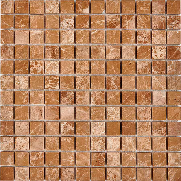 Мозаика из мрамора глянцевая PIX222 Light Emperador (2,3x2,3) 30,5х30,5х0,6 см