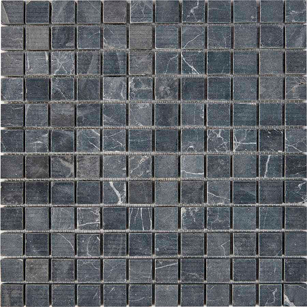 Мозаика из мрамора матовая PIX248 Nero Marquna (2,3x2,3) 30,5х30,5х0,6 см