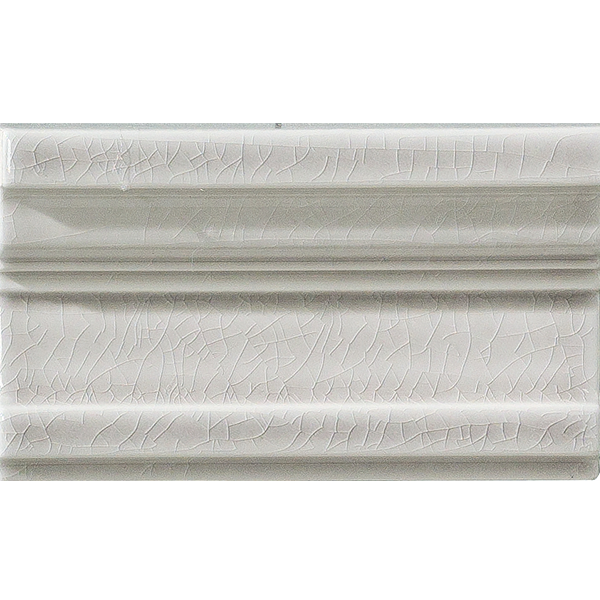 Бордюр керамический CAP011 ESSENZE+ CAPITELLO Argento Cr. 7,5x13 см