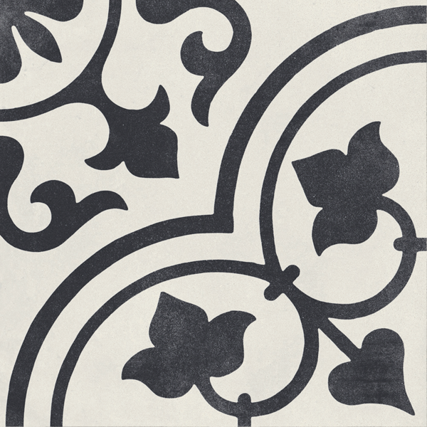 Гранит керамический CUBAN WHITE ORNATE 22,3х22,3х0,9 см