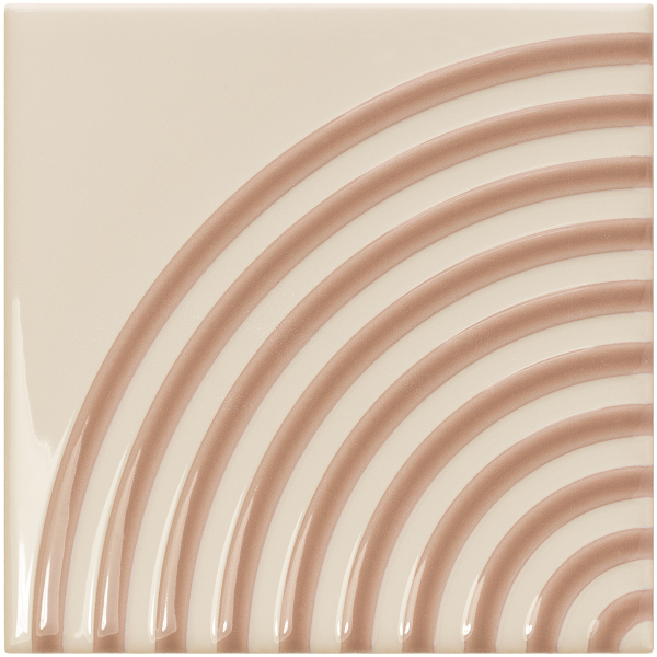 Плитка керамическая 129326 TWISTER TWIST VAPOR TOFFEE 12,5x12,5 см