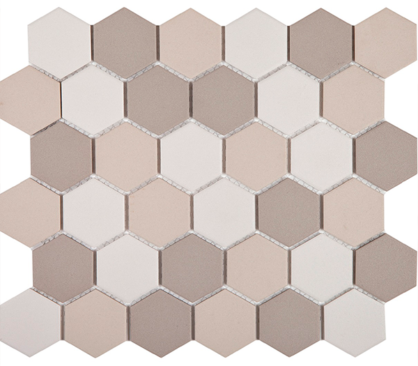 Мозаика из керамогранита на сетке KHG51-MX1 (5,1х5,9) 28,4х32,4x0,6 см