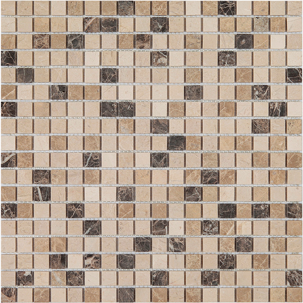 Мозаика из натурального камня на сетке SGY4154M (1,5x1,5) 30,5х30,5x0,4 см