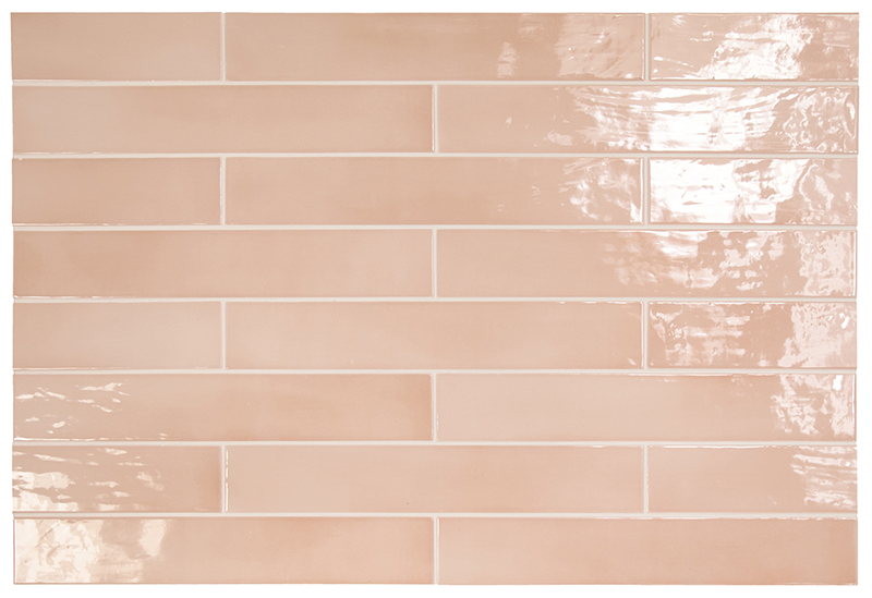 Плитка керамическая настенная 26924 MANACOR Blush Pink 6,5х 40 см