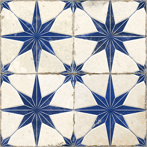 Плитка керамическая напольная 38187 FS STAR Blue LT 45х45х0,95 см