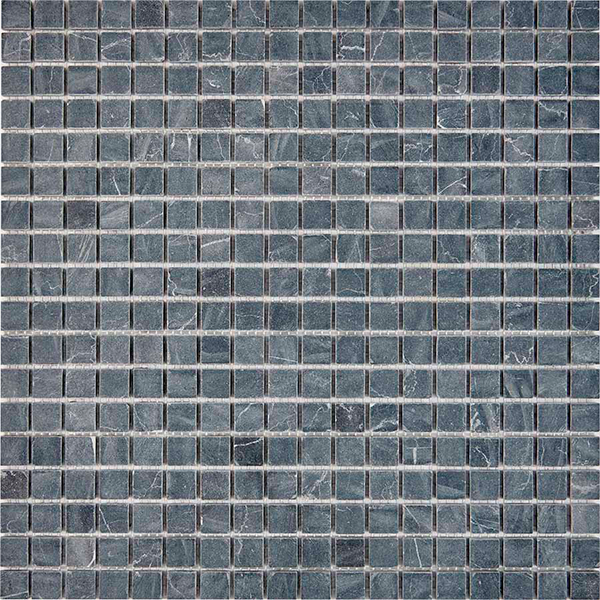 Мозаика из мрамора матовая PIX247 Nero Marquna (1,5x1,5) 30,5х30,5х0,4 см