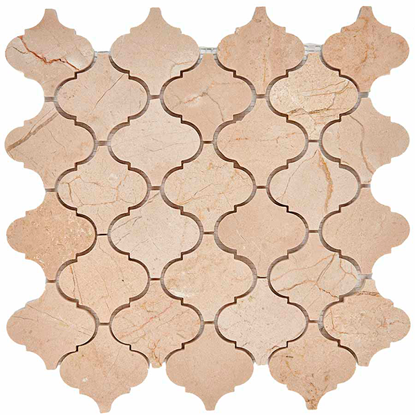 Мозаика из мрамора полированная PIX292 Cream Marfil (7,4x7,4) 30,5х31,5х0,8 см