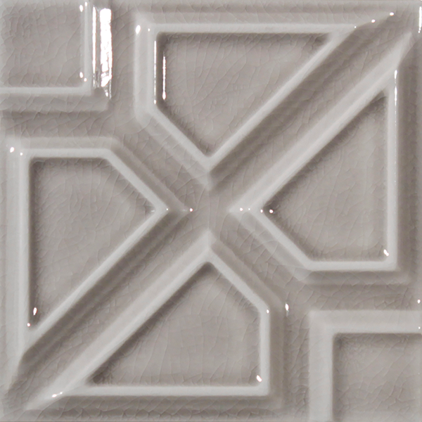 Плитка керамическая настенная MILA5 FORMELLE MILANO Argento 13x13x1,27 см