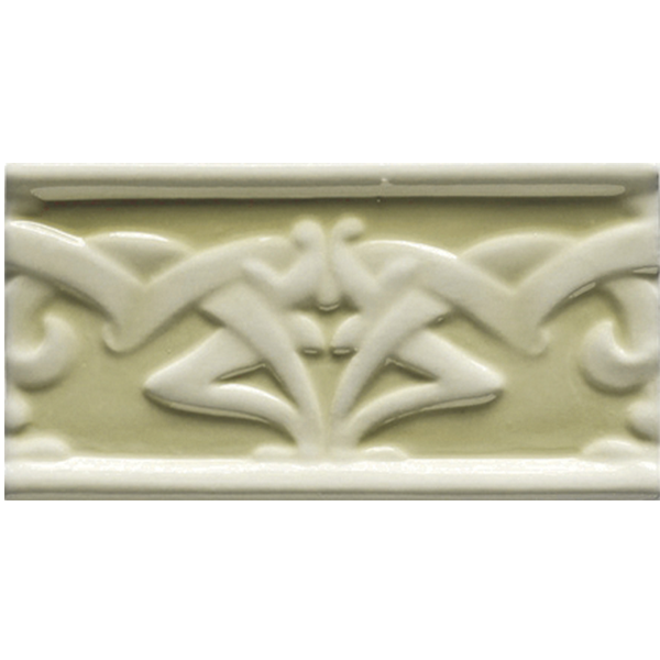 Бордюр керамический настенный LIB800 ESSENZE LIBERTY Felce CR 6,5x13 см