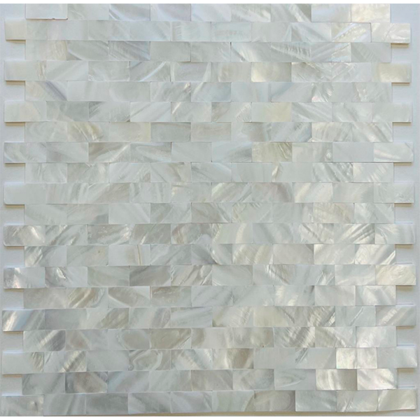 Мозаика из натурального перламутра глянцевая PIX753 (1,5x3) 28,5х30x0,2 см НОВИНКА