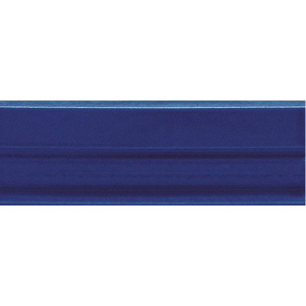 Бордюр керамический FIE9 EPOQUE FINALE Dark Cobalt CR 6,5x20 см