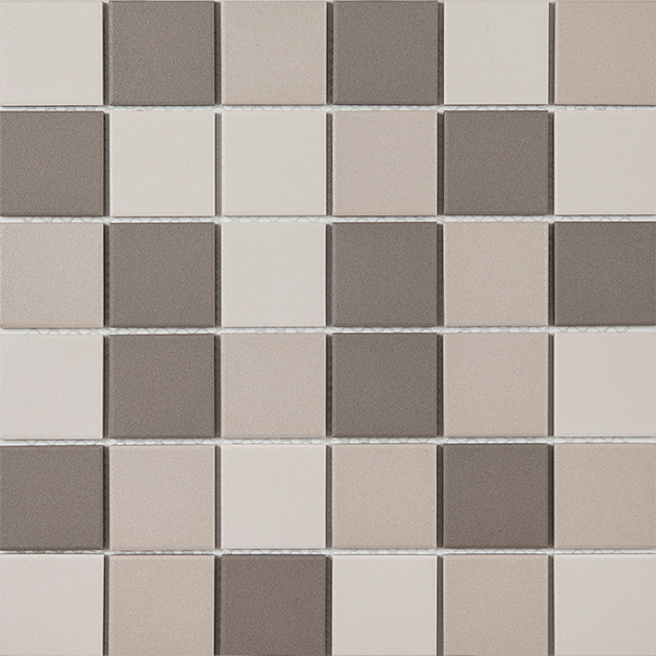 Мозаика из керамогранита на сетке KKV48-MIX2  (4,8х4,8) 30,6х30,6x0,6 см