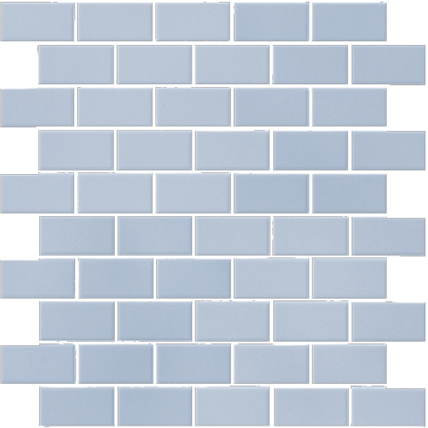 Мозаика керамическая MOSAIC6 ESSENZE Genziana (3x6) 30x30 см