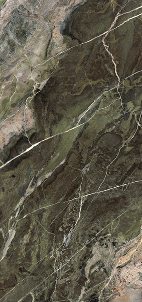 Гранит керамический 774700 HERITAGE Emerald GLOSSY 120x280x0,6 см