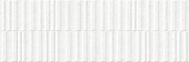 Плитка керамическая настенная 34760 MANHATTAN White Wavy 33,3x100x0,86 см