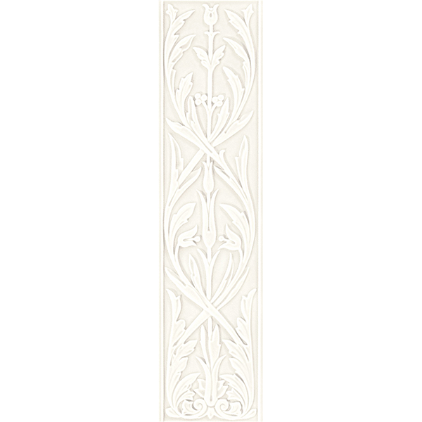 Плитка декоративная керамическая настенная HER1 EPOQUE ERMITAGE Bianco MATT. 20x80 см