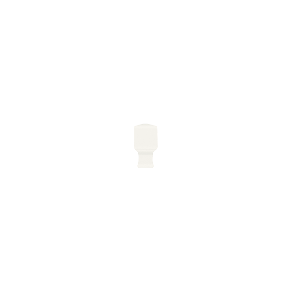 Угловой элемент для бордюра BOAELM01 ELEGANCE ANGOLO BORDURA Snow MATT 1,5x3,5 см