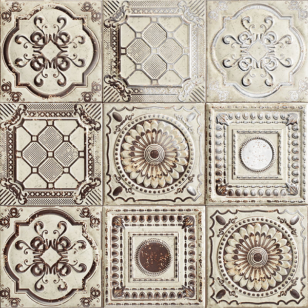 Плитка керамическая настенная ANTICATTO White mix 20x20 см