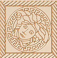 Вставка керамическая 240304 MARBLE TOZZETTO MEDUSA Beige 11,5x11,5 см