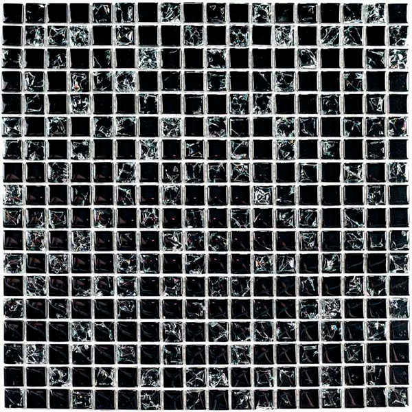 Мозаика из камня и стекла на сетке BL8104 (1,5x1,5) 30,0х30,0x0,8 см