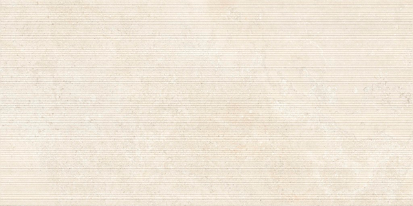 Гранит керамический LIMESTONE 05598A ITALIAN WHITE RIBBED RET 60x120х0,85 см