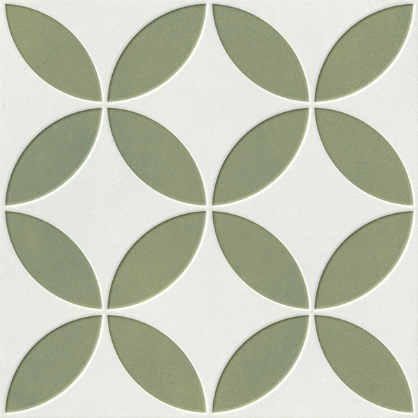 Плитка керамическая MAYARI GREEN PETALS LT 22,3х22,3 см