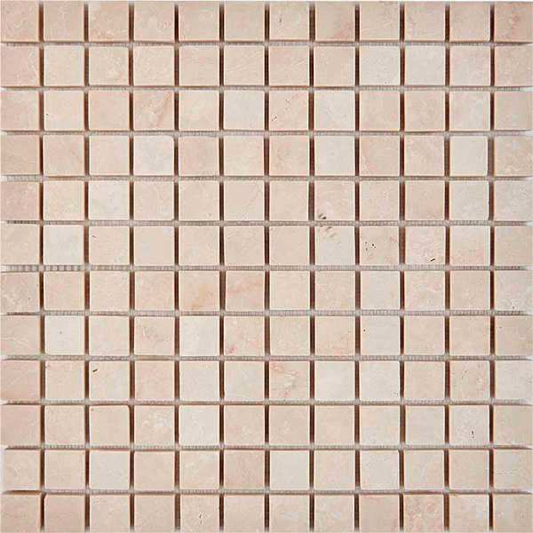 Мозаика из мрамора матовая PIX235 Cream Marfil (2,3x2,3) 30,5х30,5х0,6 см