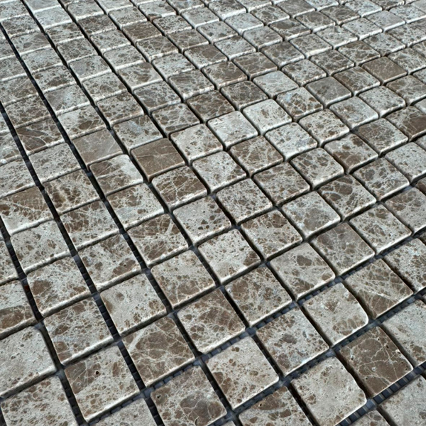 Мозаика из мрамора матовая PIX802 Light Emperador (2,3x2,3) 30,5х30,5х0,6 см Мозаика из мрамора матовая PIX802 Light Emperador (2,3x2,3) 30,5х30,5х0,6 см