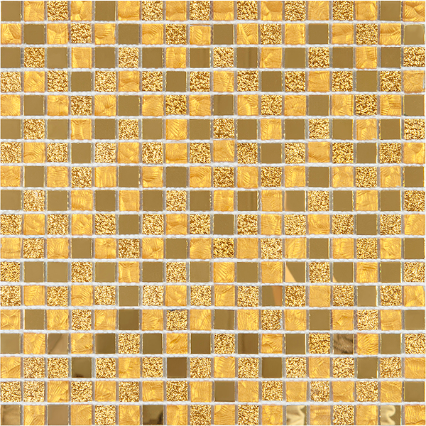 Мозаика из стекла на сетке HT130 (1,5x1,5) 30,0х30,0x0,4 см