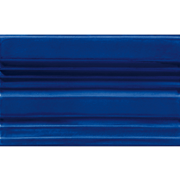 Бордюр керамический TEP9 EPOQUE TERMINALE PITTI Dark Cobalt CR. 12x20 см