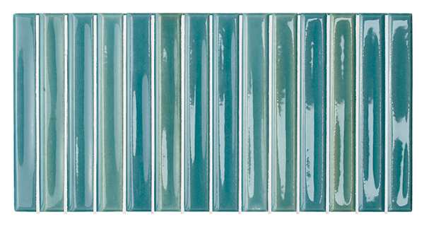 Плитка керамическая 133160 COLOUR NOTES BARS AZUR 12,5x25 см