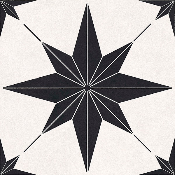 Гранит керамический N100083 LEVELS White Decor 1025 20x20 см