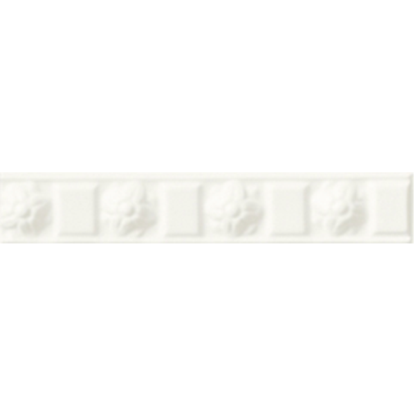 Бордюр керамический настенный CACL1 ELECTA CAMMEO Bianco CRAQUELE 3,5x20 см