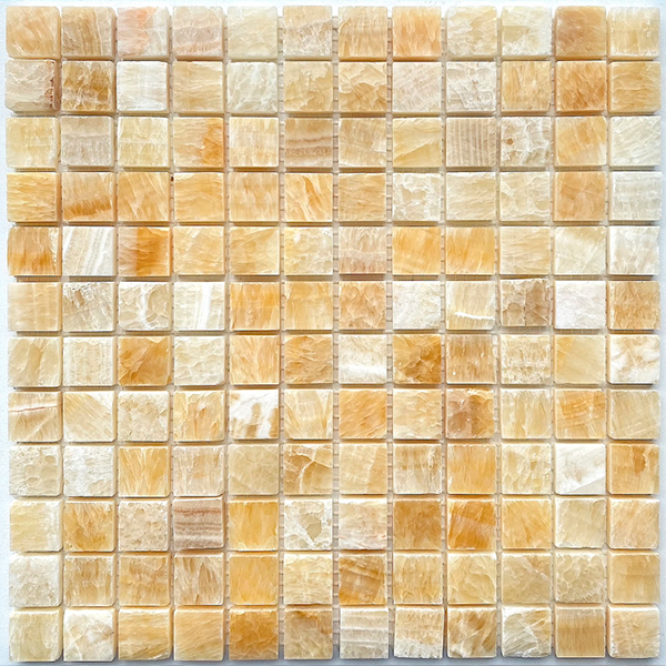 Мозаика из оникса полированная PIX306 Honey Onyx (2,3x2,3) 30,5х30,5х0,8 см