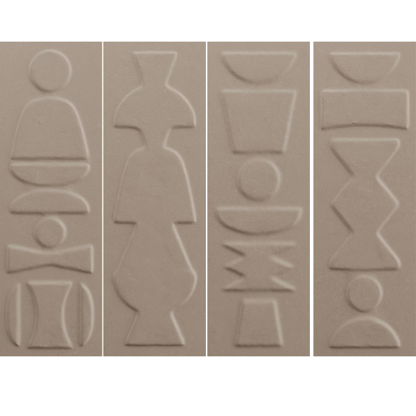 Плитка керамическая настенная 4101223 NOK Totem Taupe 6,5х20 см