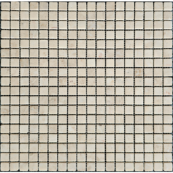 Мозаика из мрамора матовая PIX321 Cappucino (1,5x1,5) 30,5х30,5х0,4 см