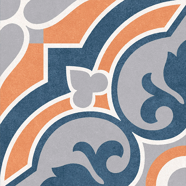 Гранит керамический N100074 LEVELS Cobalt Decor 3006 20x20 см