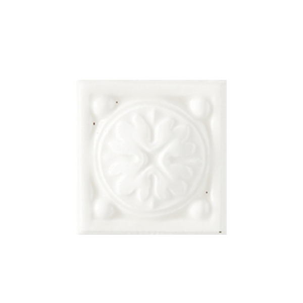 Вставка керамическая настенная TOV09 ESSENZE VOLUTA Bianco Ice 6x6 см Вставка керамическая настенная TOV09 ESSENZE VOLUTA Bianco Ice 6x6 см