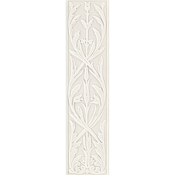 Плитка декоративная керамическая настенная HER5 EPOQUE ERMITAGE Bianco CR. 20x80 см
