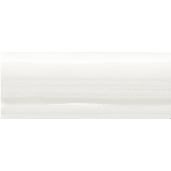 Бордюр керамический настенный BAV01 ESSENZE BORDURA LINEARE Bianco Ice 5x13 см