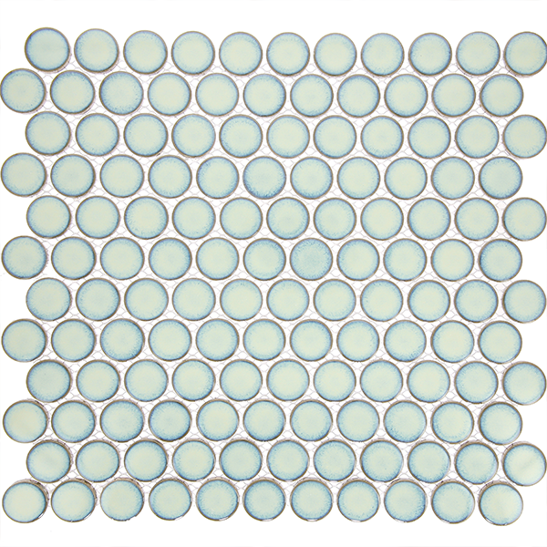 Мозаика из керамогранита на сетке KO28-MINT (R28) 33,0х31,2x0,6 см