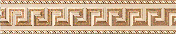 Бордюр керамический 240204 MARBLE FASCIA GRECA Beige 11,5x58,5 см