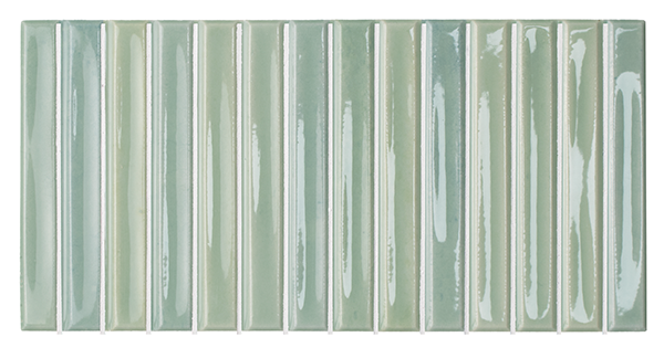 Плитка керамическая 133158 COLOUR NOTES BARS KIWI 12,5x25 см