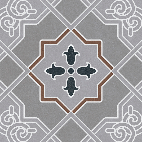 Гранит керамический N100111 MONOTONE Dust Decor Matt 20x20 см