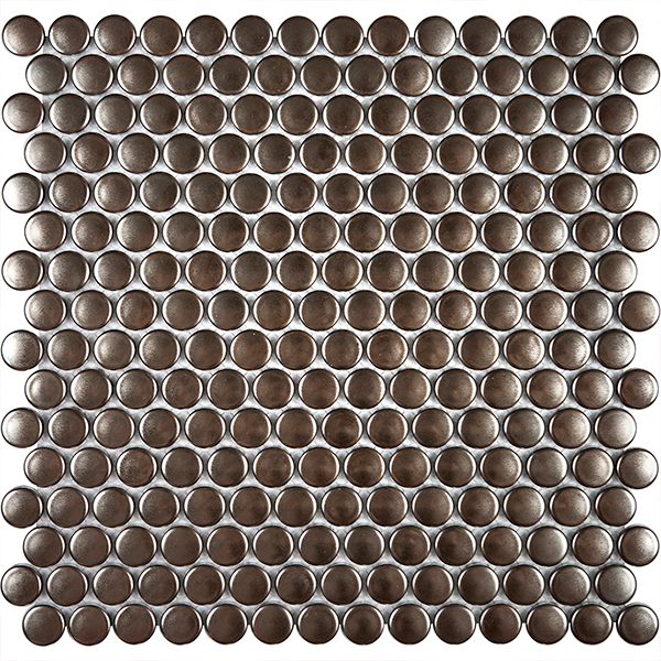 Мозаика из керамогранита на сетке KO19-Steel (R19) 29,1х29,4x0,6 см