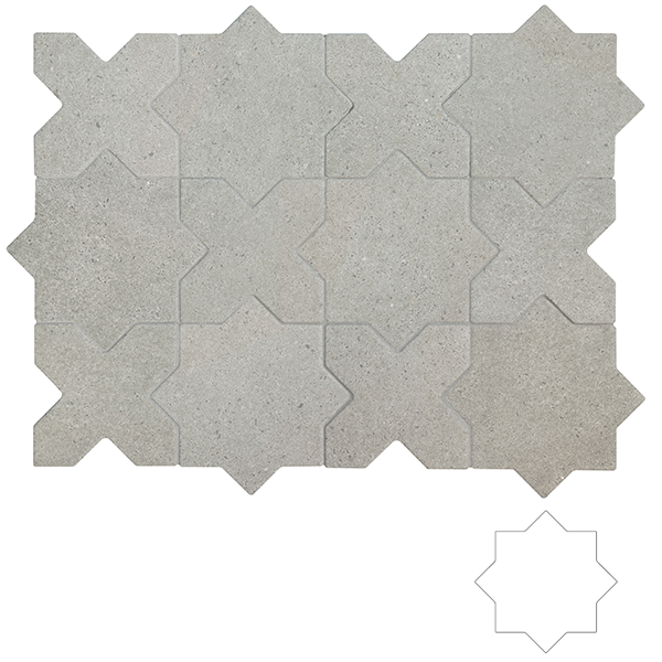 Гранит керамический 32726 ELDA STAR GREY 16,8x16,8 см